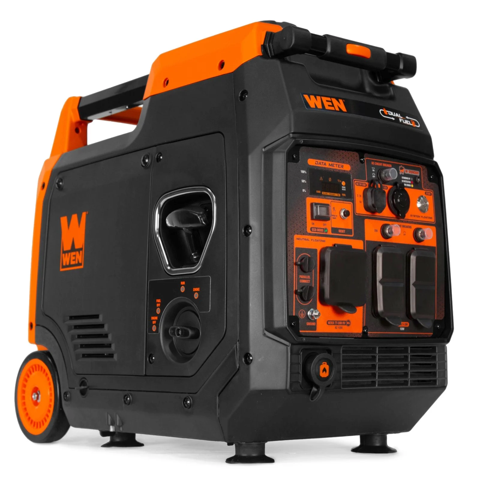 WEN DF480iX Quiet and Lightweight 4800-Watt Dual Fuel RV-Ready Electric Starts. - Image 6