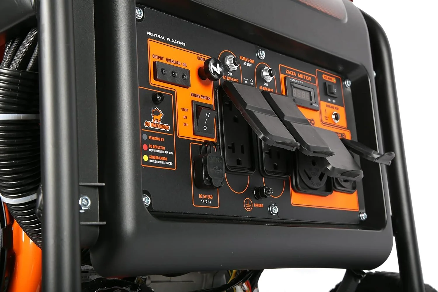 WEN DF875iX 8750-Watt RV and Transfer-Switch-Ready 120V/240V Duals. - Image 4