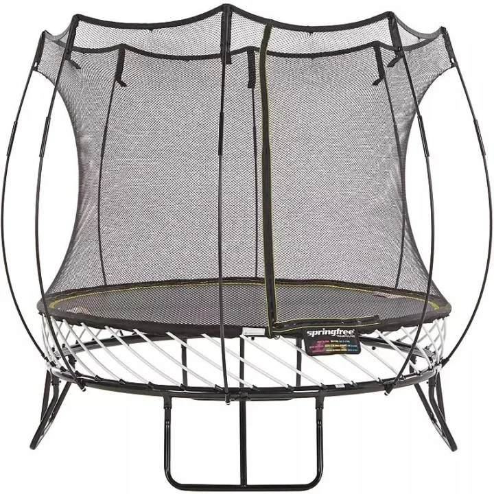 Springfree Trampoline 8′ Compact Round Trampoline with Safety Enclosure