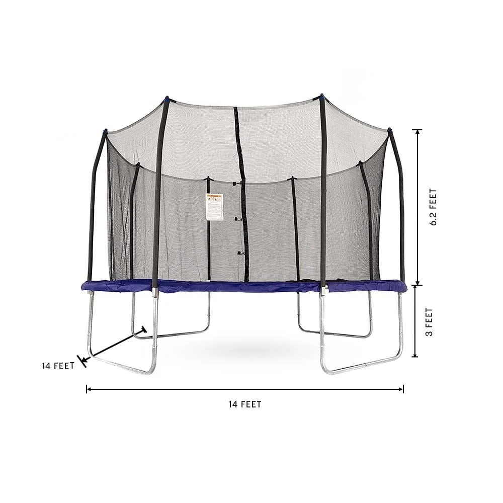Skywalker Trampolines 14′ Square Trampoline with Enclosure - Image 3
