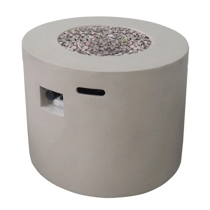 Latitude Run Caelan Outdoor Propanes Gas Fire Pit Tables