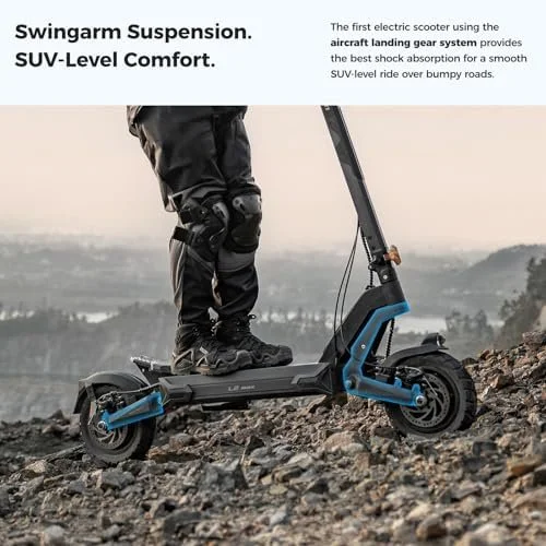 Ausom L2 Max 2000W Dual Motor Electric Scooter for Adults, 56 Miles Max Range Folding Off Road E Scooter, 31 Mph Top Speed,48V 20.8Ah Batterys, E-ABS and Dual Disc Brakes, All-Round Lightings System - Image 2