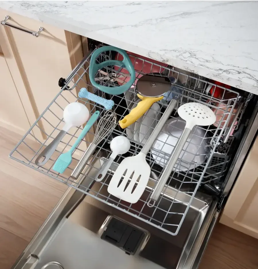 GE – 24″ Front Control Built-In Tub Dishwashers with 3rd Rack, Sanitize Cycle and 47 dBA – Stainless Steels - Image 7