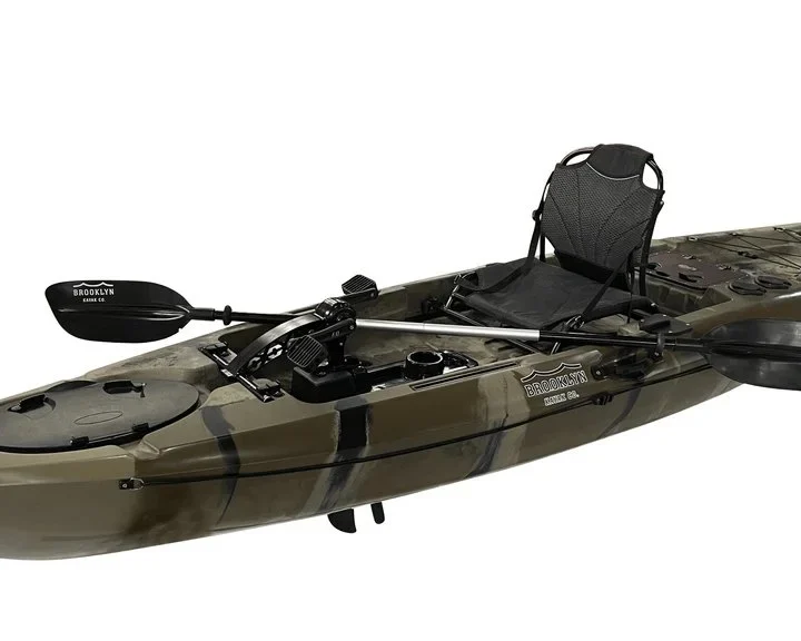 BKC PK12 Angler Sit-on-Top Single Pedal Fishing Kayaks